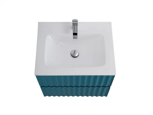 Тумба под раковину Art&Max Elegant 60 AM-ELEGANT-600-2C-SO-AQ-P подвесная цвет Аквамарин