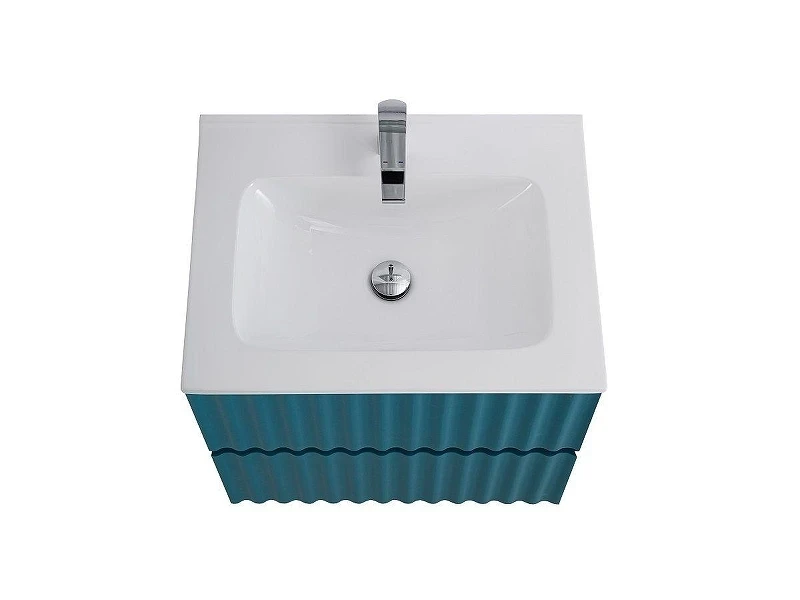 Тумба под раковину Art&Max Elegant 60 AM-ELEGANT-600-2C-SO-AQ-P подвесная цвет Аквамарин