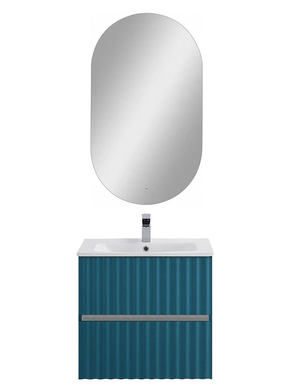 Тумба под раковину Art&Max Elegant 60 AM-ELEGANT-600-2C-SO-AQ-P подвесная цвет Аквамарин