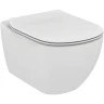 Унитаз с инсталляцией Ideal Standard Tesi Aqua Blade TT00002/123AC с сиденьем Микролифт и Белой клавишей смыва