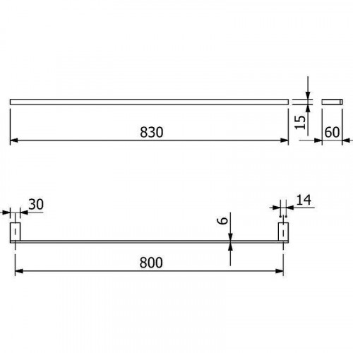 Полотенцедержатель Kludi Vela C 31961N0 Золото брашированное