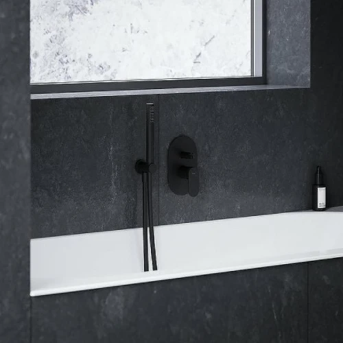 Смеситель для душа Ravak Eleganta EL 061.20BLM.O2 X070298 Черный матовый