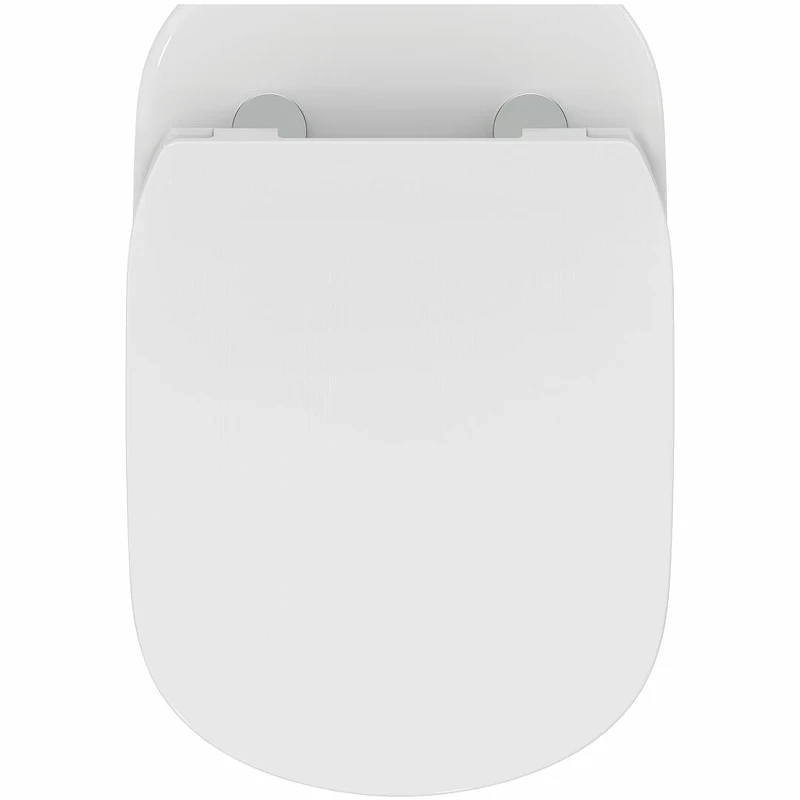 Комплект унитаза с инсталляцией Ideal Standard Tesi Rimless TT00003/121JG с сиденьем Микролифт и клавишей смыва Хром матовый фарфор подвесной