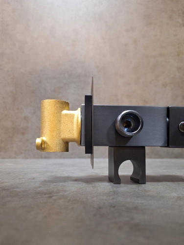 Гигиенический душ со смесителем AltroBagno BM 060121 GM цвет Оружейная сталь