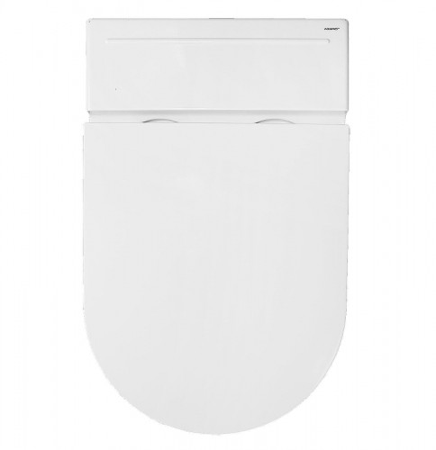Унитаз Azario AZ102 приставной цвет Белый с сиденьем Микролифт
