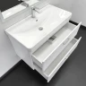 Тумба с раковиной Comforty Ангара 90 00-00017872 подвесная цвет Белый матовый