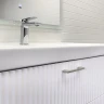 Тумба с раковиной Comforty Ангара 90 00-00017872 подвесная цвет Белый матовый