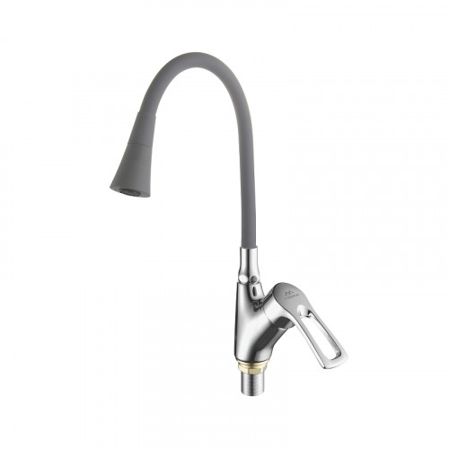 Смеситель для кухни Fashun A4466+A7357 цвет Хром Серый