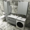 Тумба с раковиной Style Line Марелла 80 Люкс Plus СС-00002412+Марелла Люкс 80 СС-00002376 подвесная Серый матовый антискрейтч