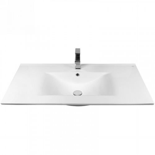 Раковина Bond 100 S05-1000 Белая глянцевая фарфор полувстраиваемая