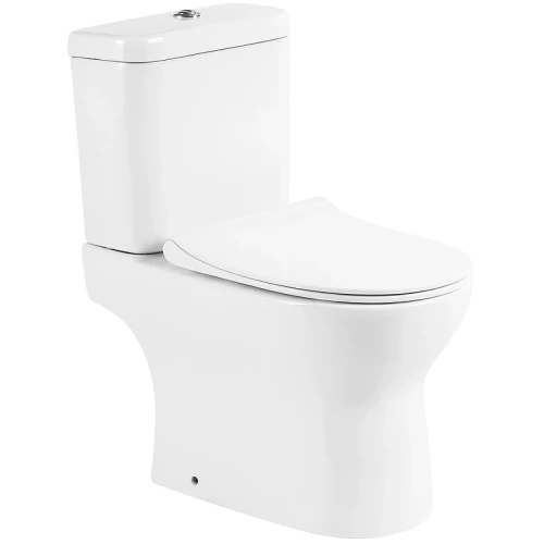 Унитаз компакт BelBagno Steam BB130CPR/BB130SC без бачка с сиденьем Микролифт фаянс напольный