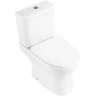 Унитаз компакт BelBagno Steam BB130CPR/BB130SC без бачка с сиденьем Микролифт фаянс напольный