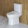 Унитаз компакт BelBagno Steam BB130CPR/BB130SC без бачка с сиденьем Микролифт фаянс напольный
