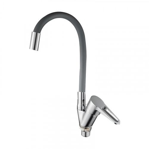 Смеситель для кухни D-Lin D150303-2 цвет  Хром  Серый