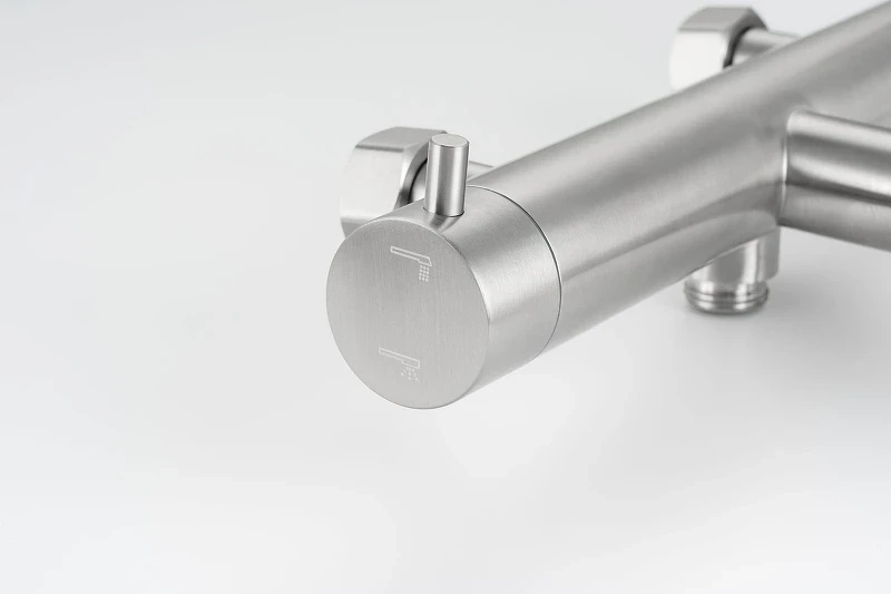 Смеситель для ванны Knotlor Eclipse SS-23 цвет Матовая сталь