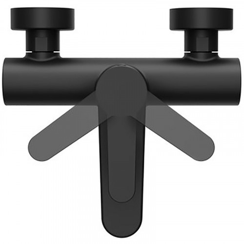 Смеситель для ванны Ravak Puri PU 022.20/150 X070185 Черный матовый латунь на стену