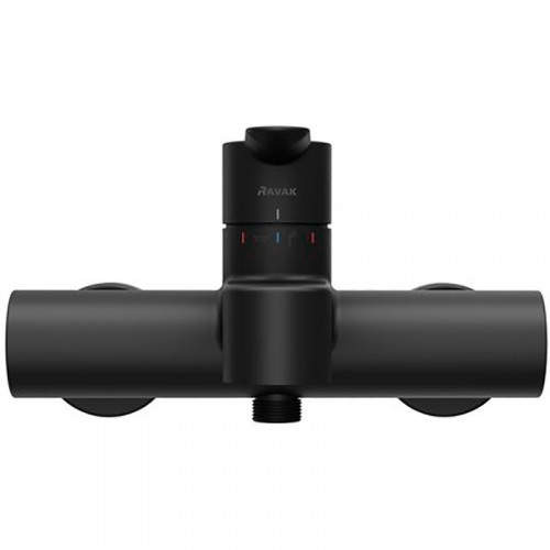 Смеситель для ванны Ravak Puri PU 022.20/150 X070185 Черный матовый латунь на стену