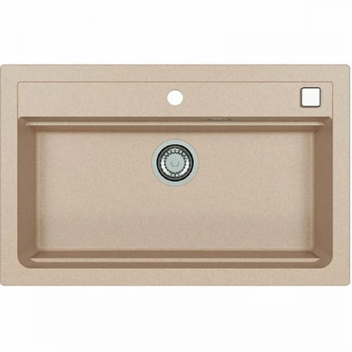 Кухонная мойка Alveus Granital Atrox 40 Terra G22 790x500 1140444 Песчаная искусственный камень (литьевой мрамор) встраиваемая сверху, встраиваемая снизу