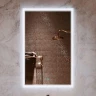 Зеркало Alavann Emma 50 ALV0062001 с подсветкой цвет Белый с сенсорным выключателем