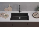 Кухонная мойка Alveus Granital Omni 40 Deep Black G90 BE 750x450x198 1150064 Черная матовая