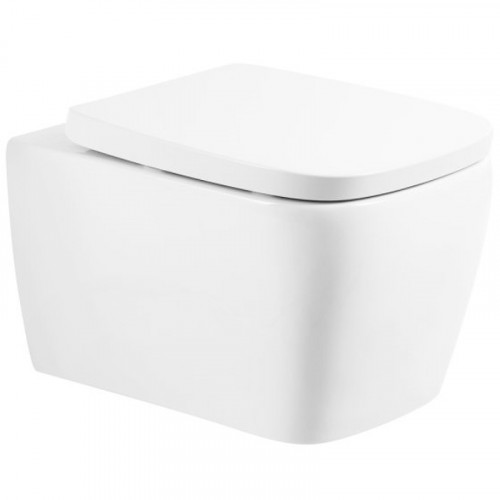 Унитаз BelBagno Veneto BB132CHR подвесной без сиденья фаянс подвесной