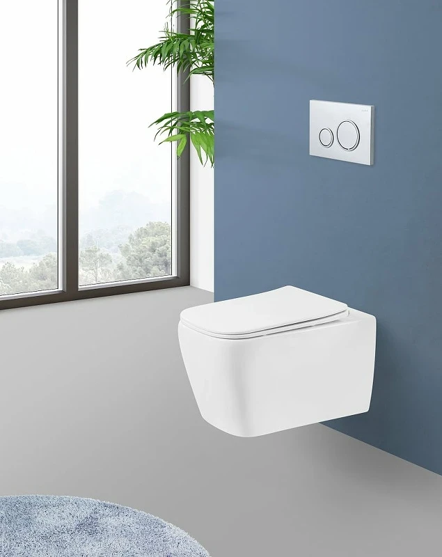 Унитаз BelBagno Veneto BB132CHR подвесной без сиденья фаянс подвесной
