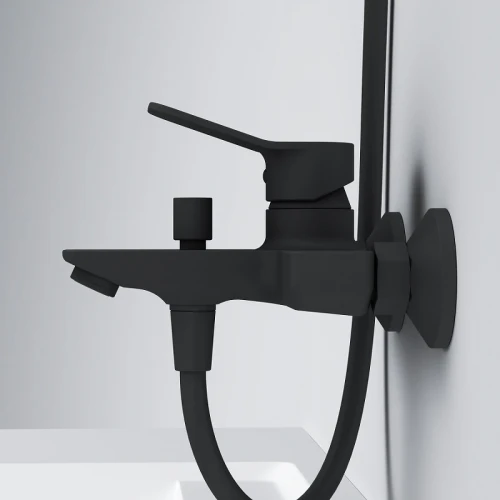 Смеситель для ванны AM.PM X-Joy F85A10022 Черный матовый латунь на стену