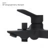 Смеситель для ванны AM.PM X-Joy F85A10022 Черный матовый латунь на стену