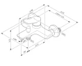 Смеситель для ванны AM.PM X-Joy F85A10022 Черный матовый латунь на стену