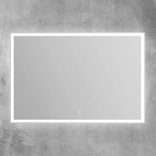 Зеркало BelBagno 120 SPC-GRT-1200-800-LED-TCH-SND с подсветкой с голосовым управлением и подогревом стекло