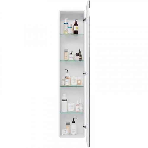 Шкаф пенал Lemark Element 40 LM40PZE подвесной Белый МДФ / ЛДСП, стекло