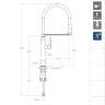 Смеситель для кухни Ramonsoler Kitchen Magnet 386801MA Хром
