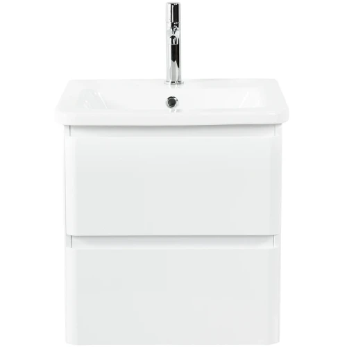 Тумба под раковину BelBagno 50 ALBANO-CER-500-2C-SO-BL подвесная Bianco Lucido МДФ / ЛДСП
