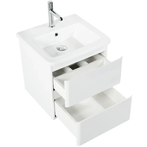 Тумба под раковину BelBagno 50 ALBANO-CER-500-2C-SO-BL подвесная Bianco Lucido МДФ / ЛДСП