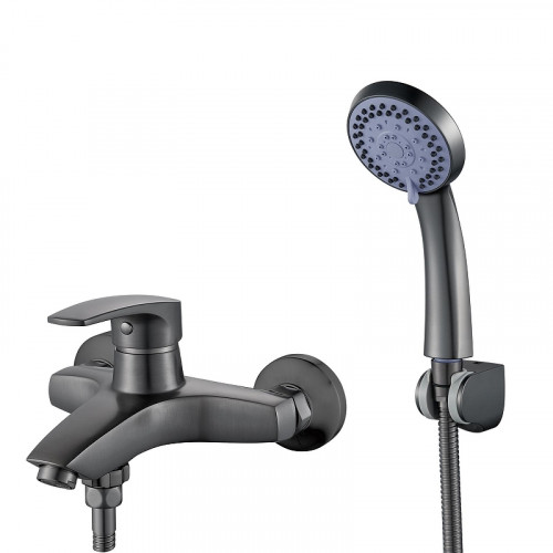 Смеситель для ванны Shevanik S5002T цвет Оружейная сталь