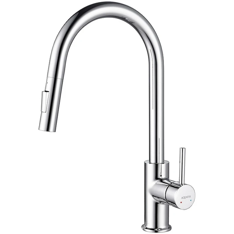 Смеситель для кухни Aquatek Европа AQ1384CR Хром латунь