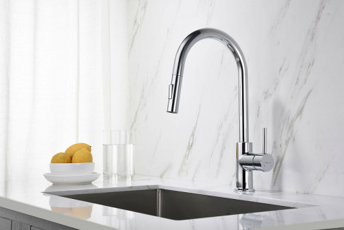 Смеситель для кухни Aquatek Европа AQ1384CR Хром латунь