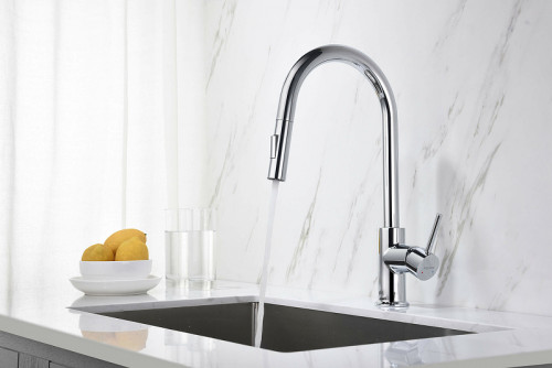 Смеситель для кухни Aquatek Европа AQ1384CR Хром латунь