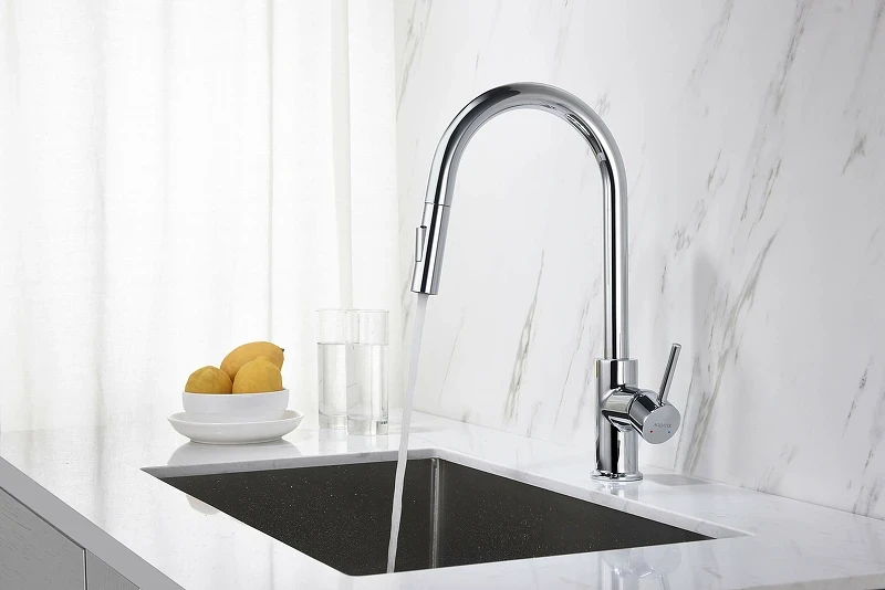 Смеситель для кухни Aquatek Европа AQ1384CR Хром латунь