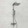 Душевая система WasserKRAFT A199.118.103.087.CH Thermo с термостатом Хром латунь на стену