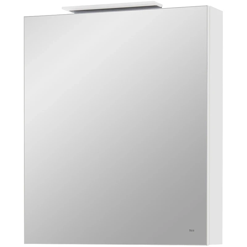 Зеркальный шкаф Roca Oleta 60 L A857645806 с подсветкой Белый глянец