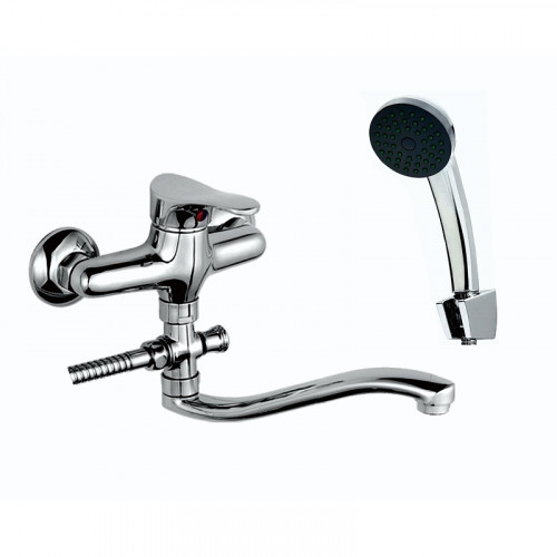 Смеситель для ванны D-Lin D140305 универсальный цвет  Хром