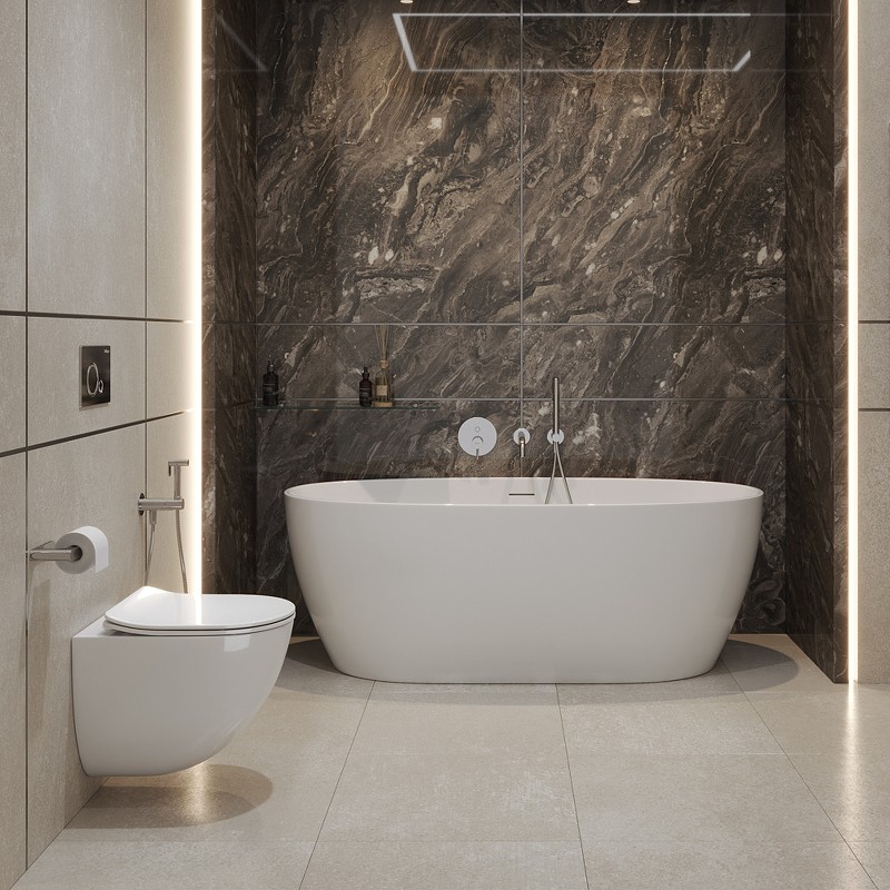 Унитаз BelBagno Amanda-Tor BB051CH-TOR-FC подвесной без сиденья фаянс подвесной