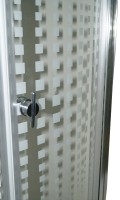 Душевой уголок Parly 90x90 Z9011 профиль Хром стекло прозрачное с рисунком