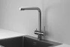 Смеситель для кухни Granula Kitchen Space 7011 цвет Сталь сатин