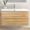 Тумба под раковину BelBagno ALBANO-900-2C-SO-RR подвесная Rovere Rustico МДФ / ЛДСП