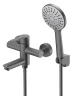Смеситель для ванны Agger Easy A3121255 цвет Оружейная сталь