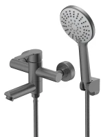 Смеситель для ванны Agger Easy A3121255 цвет Оружейная сталь