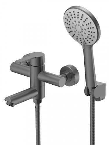 Смеситель для ванны Agger Easy A3121255 цвет Оружейная сталь