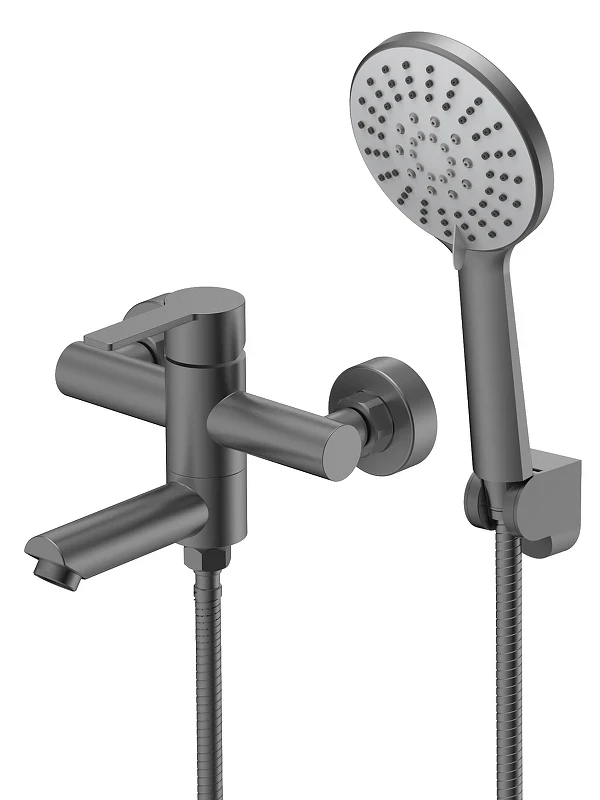 Смеситель для ванны Agger Easy A3121255 цвет Оружейная сталь